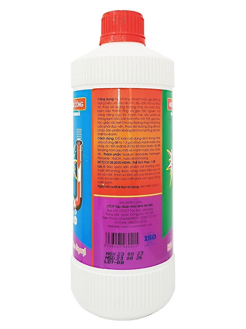 Nước thông cống Hando 1L Nội Địa