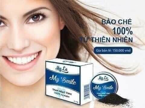 [HCM]THAN HOẠT TÍNH TRẮNG RĂNG MY SMILE