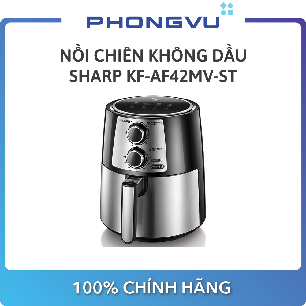 Nồi chiên không dầu Sharp KF-AF42MV-ST - Bảo hành 12 tháng