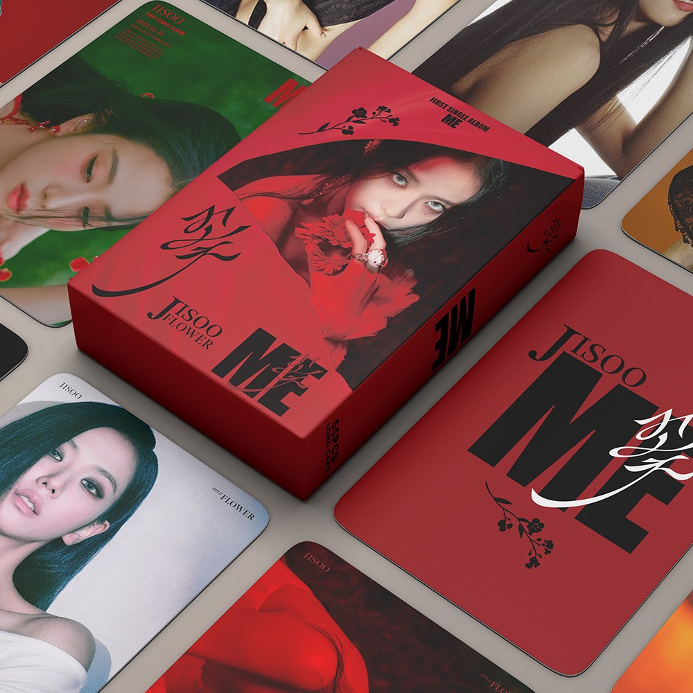 Hộp 54 lomocard BLACKPINK Jisoo (Hộp 54 ảnh bo góc Jisoo BLACKPINK)