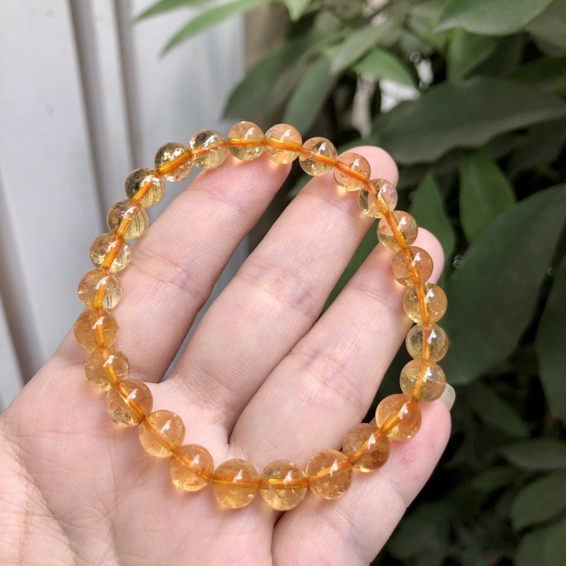 Vòng tay Citrine đậm