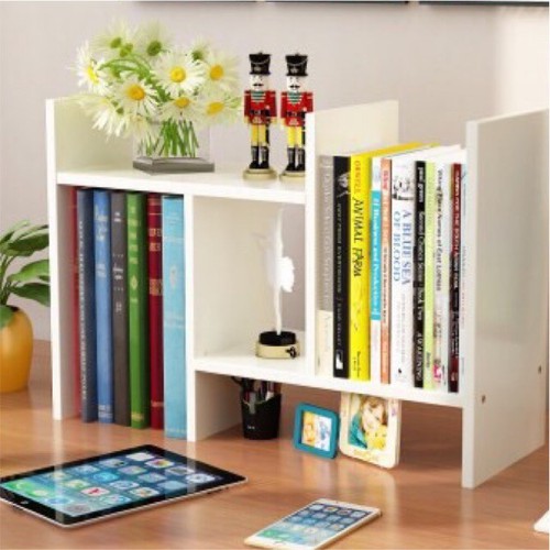 [HCM]KỆ SÁCH ĐỂ BÀN GỖ CAO CẤP