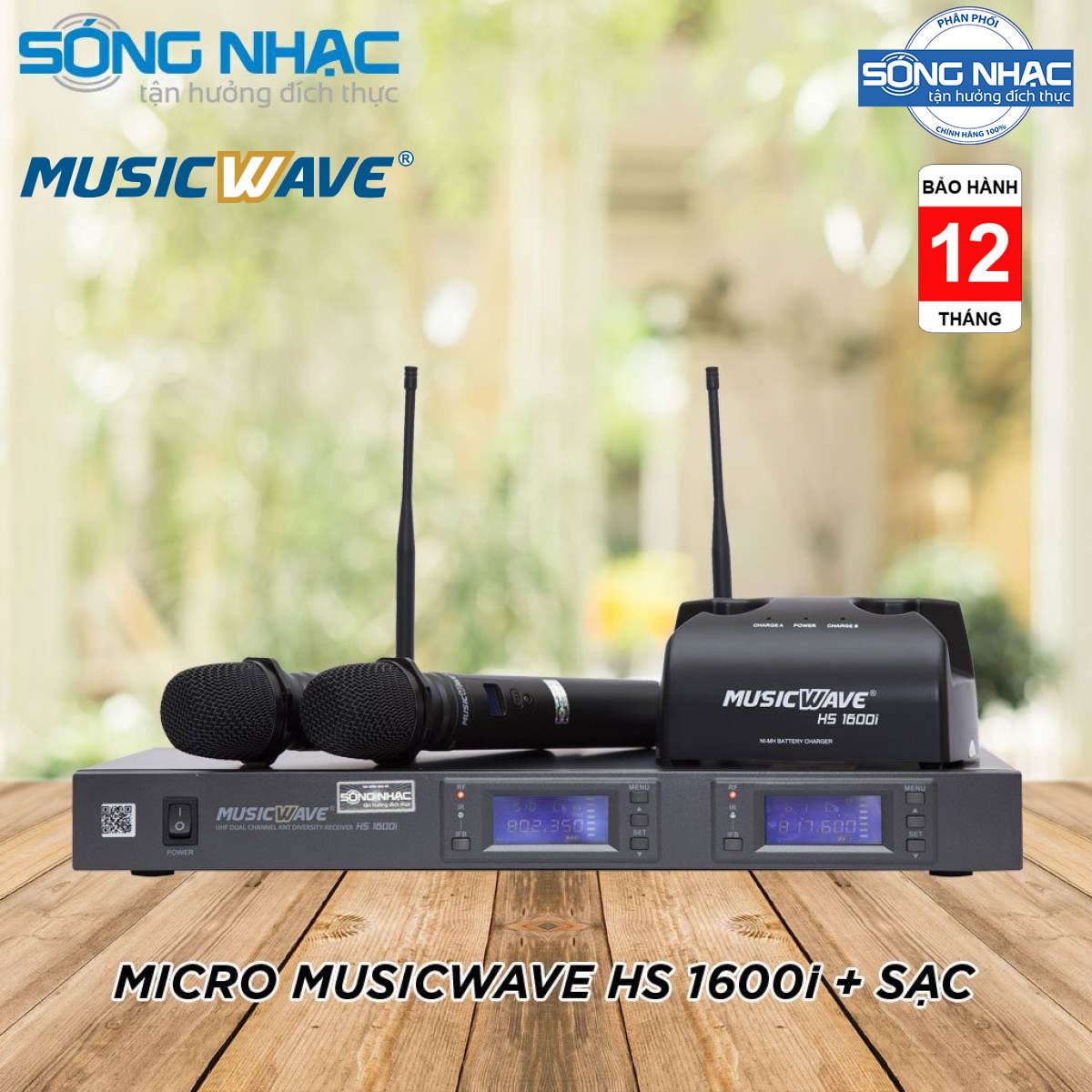 Micro karaoke không dây MusicWave HS1600i