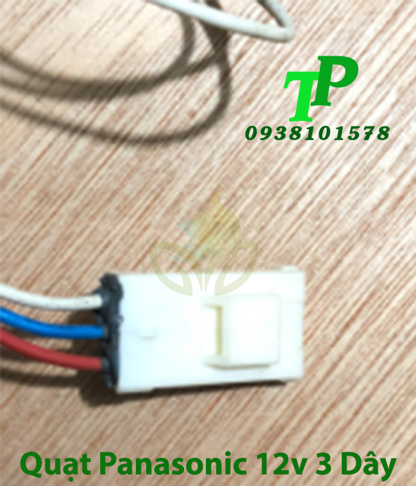Motor Quạt Sứ Tủ Lạnh Panasonic 12v 3 Dây