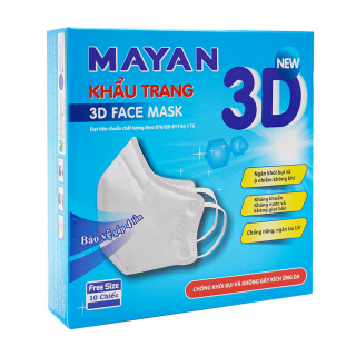 Khẩu Trang Mayan 3D Mask Người Lớn Hộp 10 Cái thumbnail