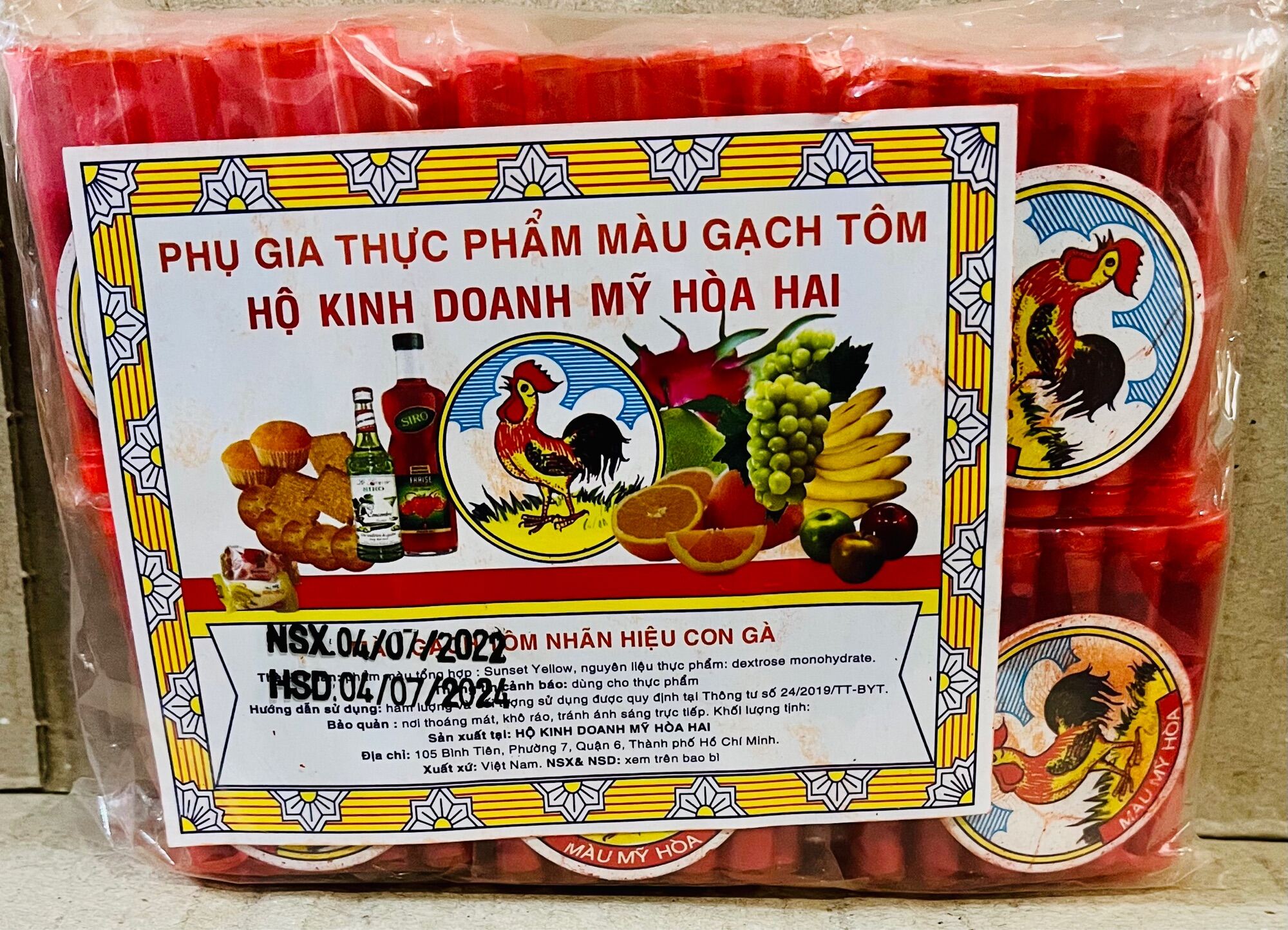 Combo 10 ống (1 ống-0,25g) Bột thơm Vani (Vanilline)