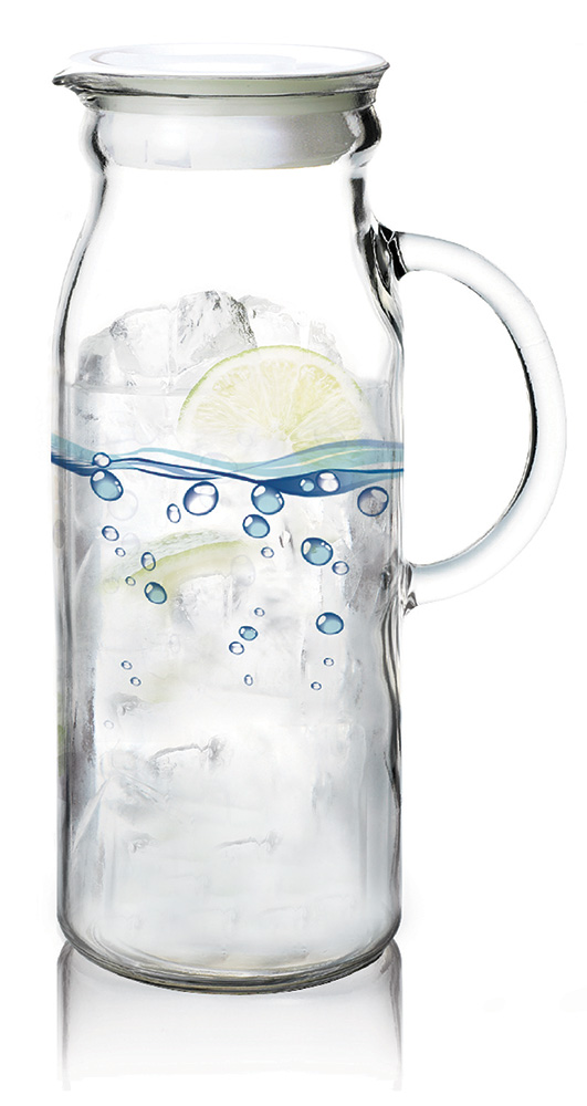 Bình nước thủy tinh hình tròn 1000ml - Glasslock
