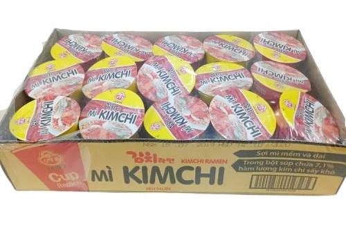 Combo 6 ly - Mì Kim Chi ly 62g