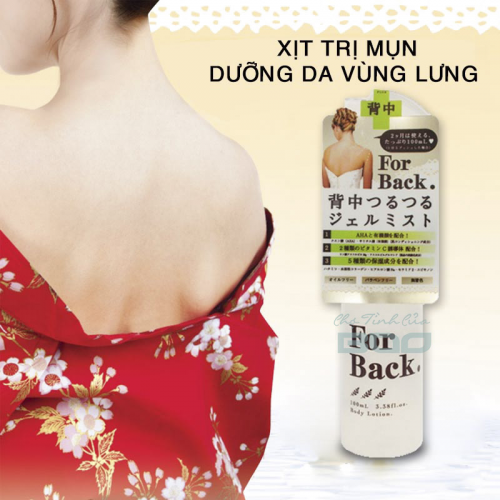 Chai Xịt Mụn Lưng 100ml For Back Nhật Bản