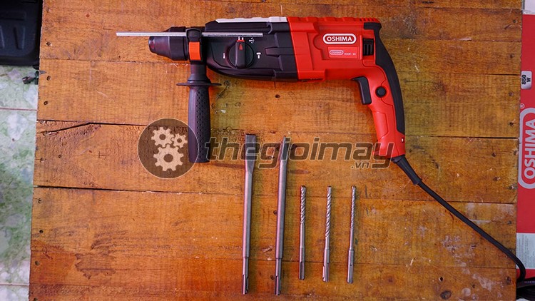 [HCM]Máy khoan đục 3 chức năng Oshima K3CN28