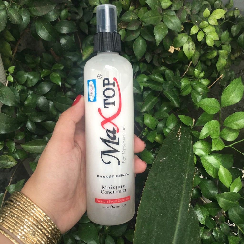 [HCM]Nước xịt dưỡng tóc cao cấp Moisture Conditioner Maxtop 250ml