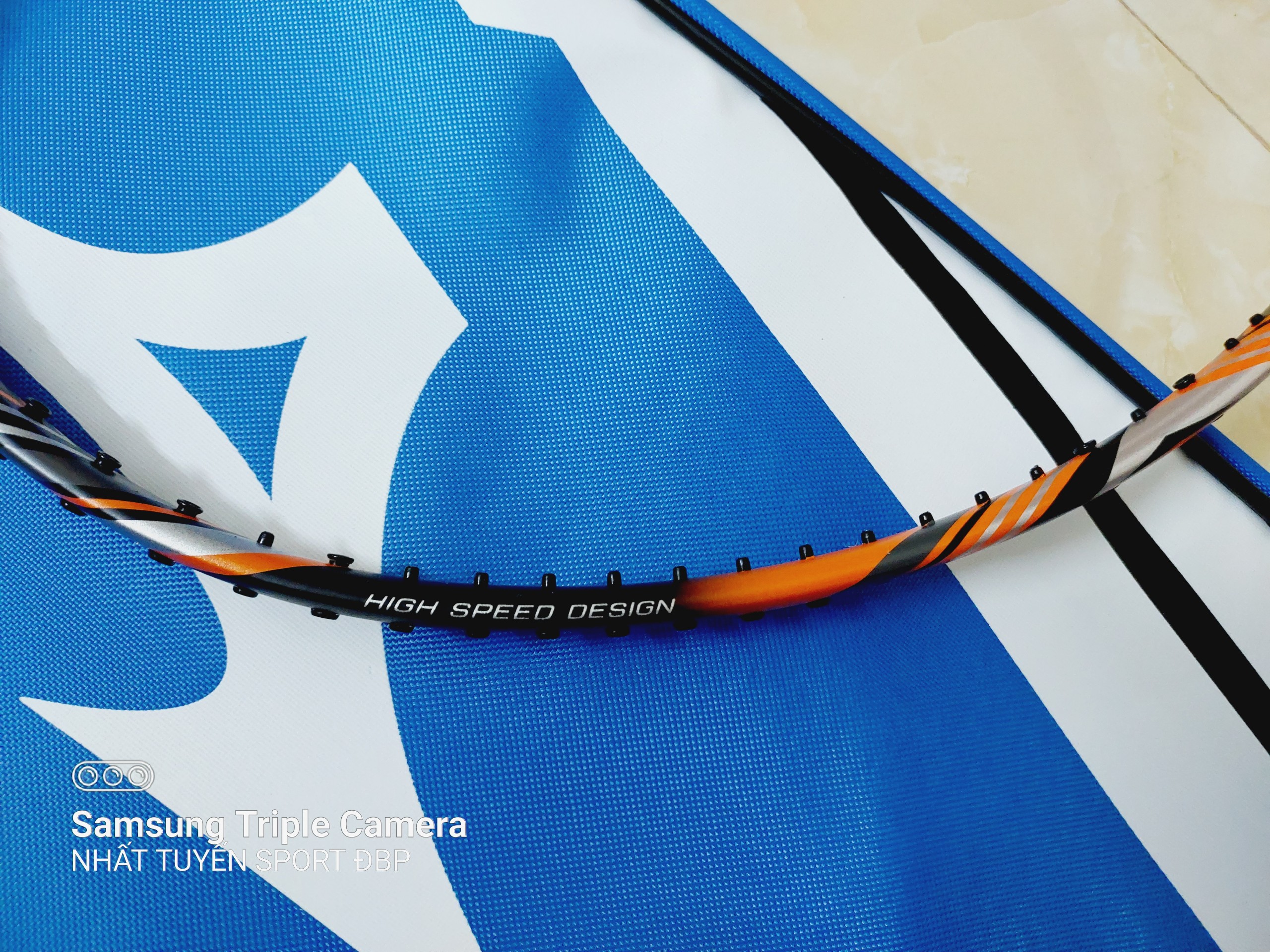 Badminton racket Mizuno Accel arc 747 (genuine); -FB: most linear sports đbp