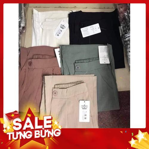 Quần Sóc Đũi Khuy Cao Cấp