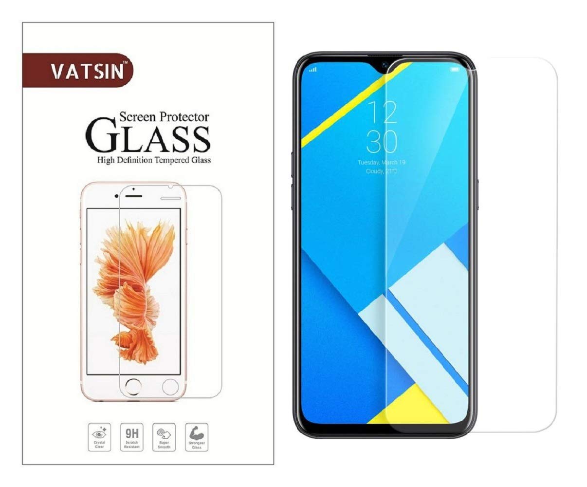Kính cường lực trong suốt Realme 5i (Kèm miếng lau)