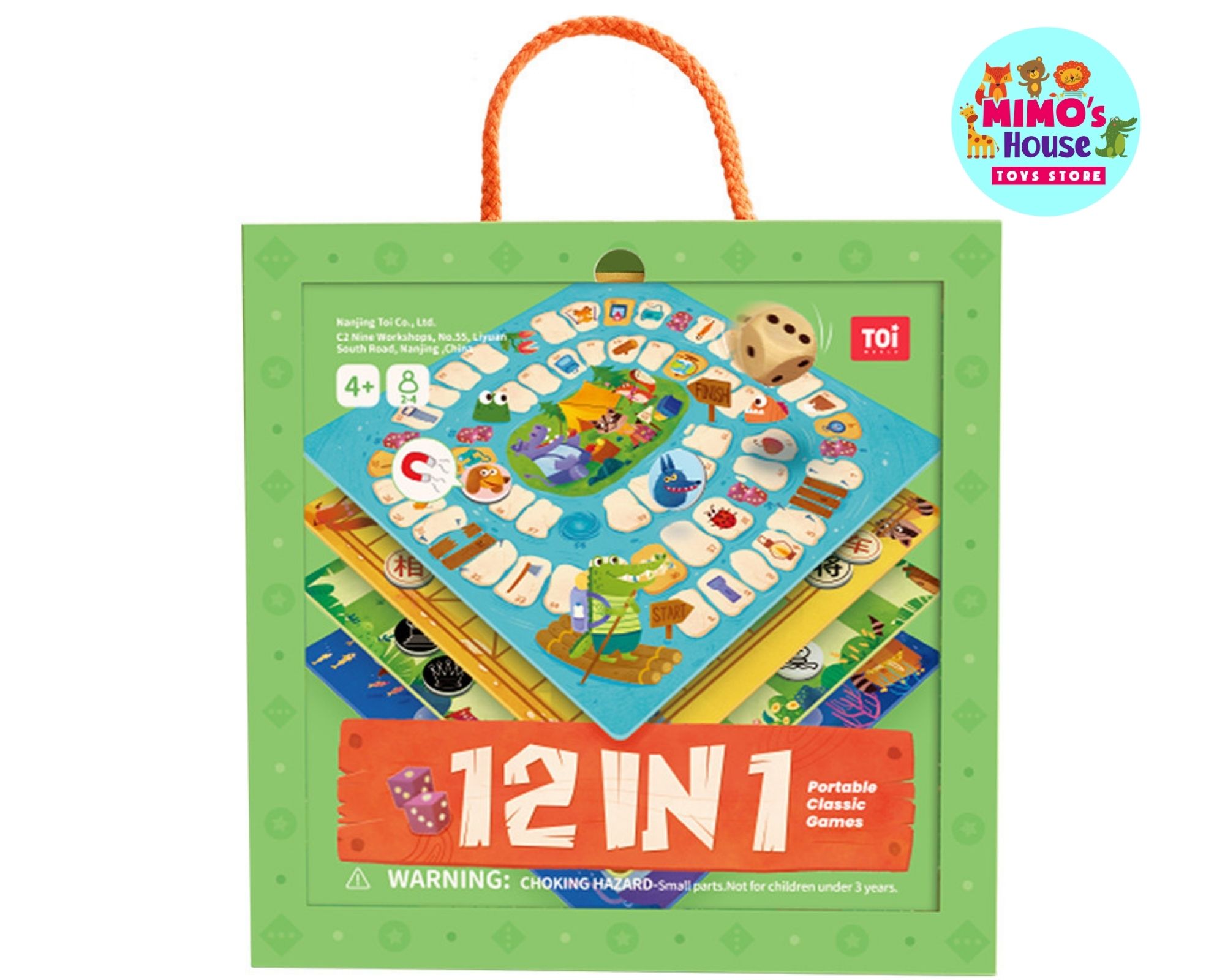 (CÓ H.DẪN TIẾNG VIỆT) - 32 IN 1 BOARD GAME  - BỘ TRÒ CHƠI TỔNG HỢP 12 & 32 TRONG 1 CHÍNH HÃNG MIDEER + TOI – MIMO HOUSE 09