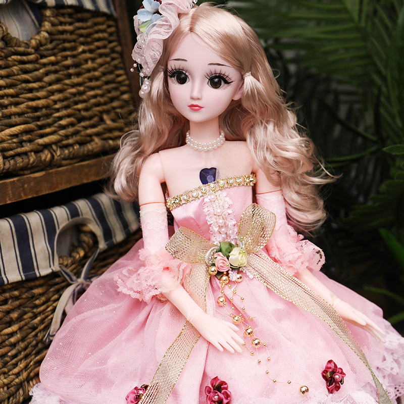 Đồ Chơi Búp Bê Barbie Cỡ Lớn Cao 60cm Phiên Bản Có Nhạc Tặng Kèm Phụ Kiện - Đồ Chơi Búp Bê Công Chúa Cho Trẻ Em