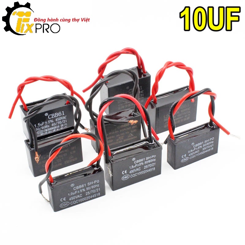 Tụ điện cbb61 8uf 450v