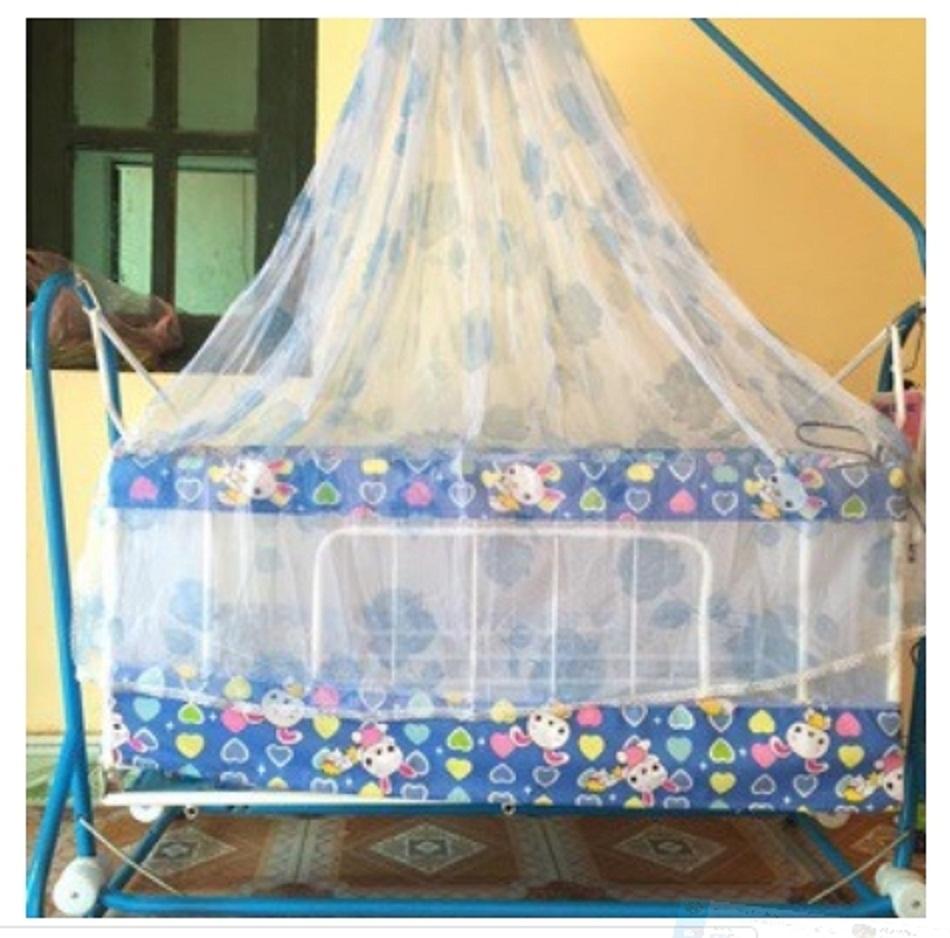 Võng nôi điện 2 tầng tự động có tặng bộ võng cho bé