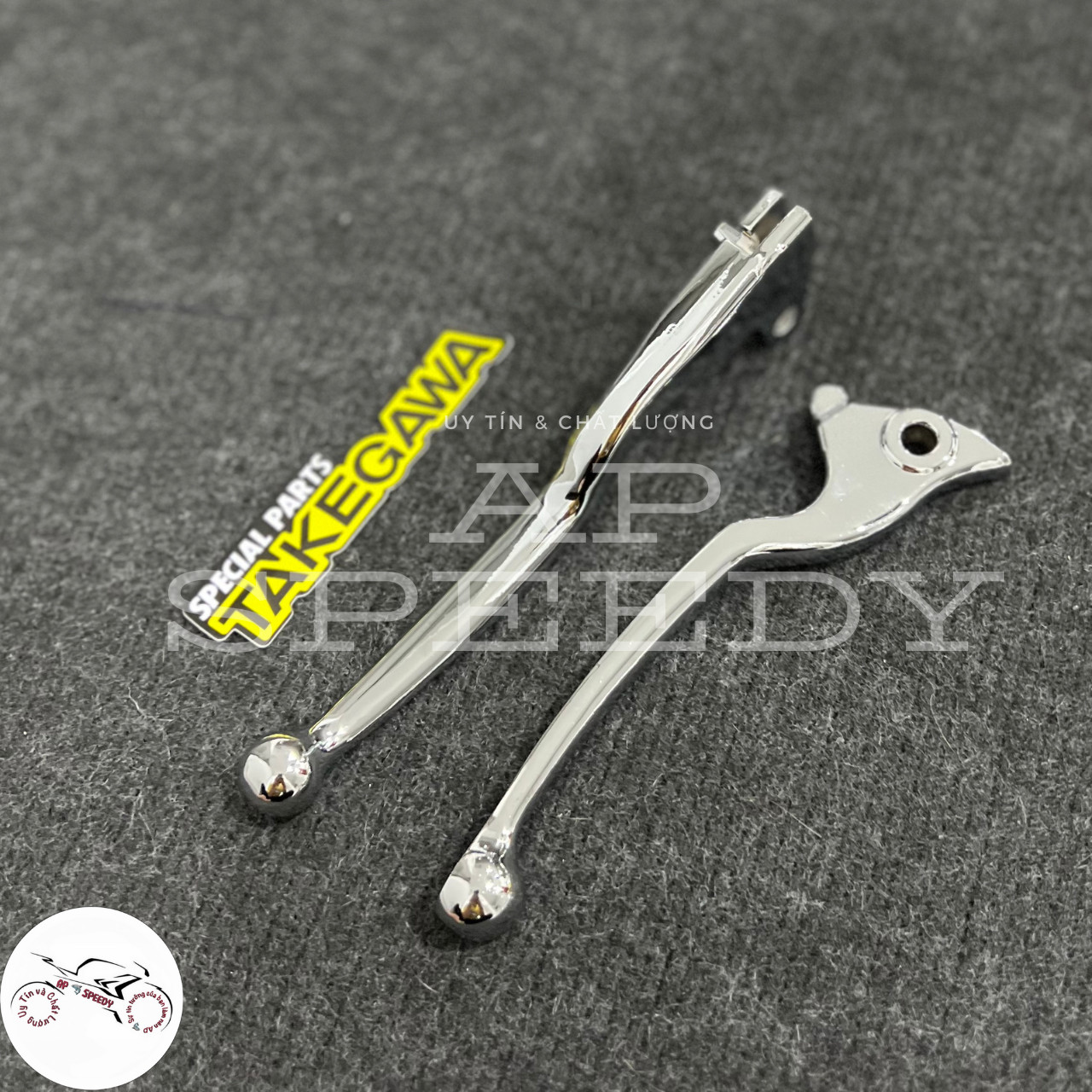 Tay thắng xi inox Mio Novo hàng Takegawa