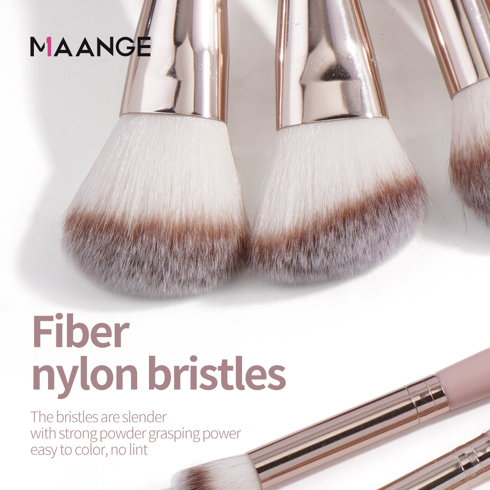 Bộ 9 cọ trang điểm MAANGE Dụng cụ làm đẹp chuyên nghiệp Với hộp