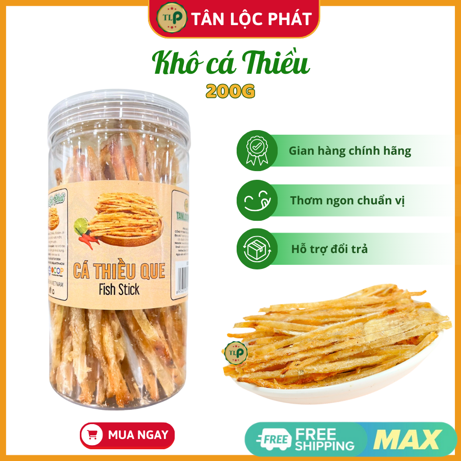 KHÔ CÁ THIỀU TÂN LỘC PHÁT HŨ 200G