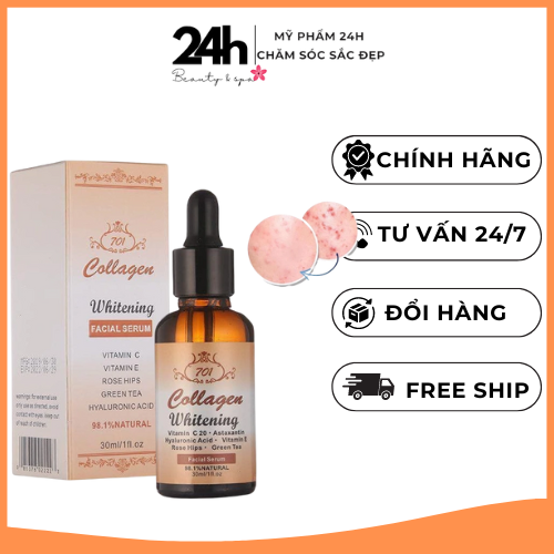 Serum dưỡng trắng da Collagen Whitening Facial Serum 701