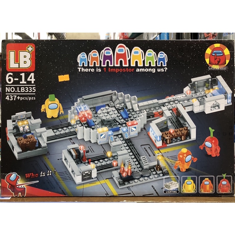 Đồ chơi le.go not LB335 ( Xếp Hình Among Us 437 chi tiết )