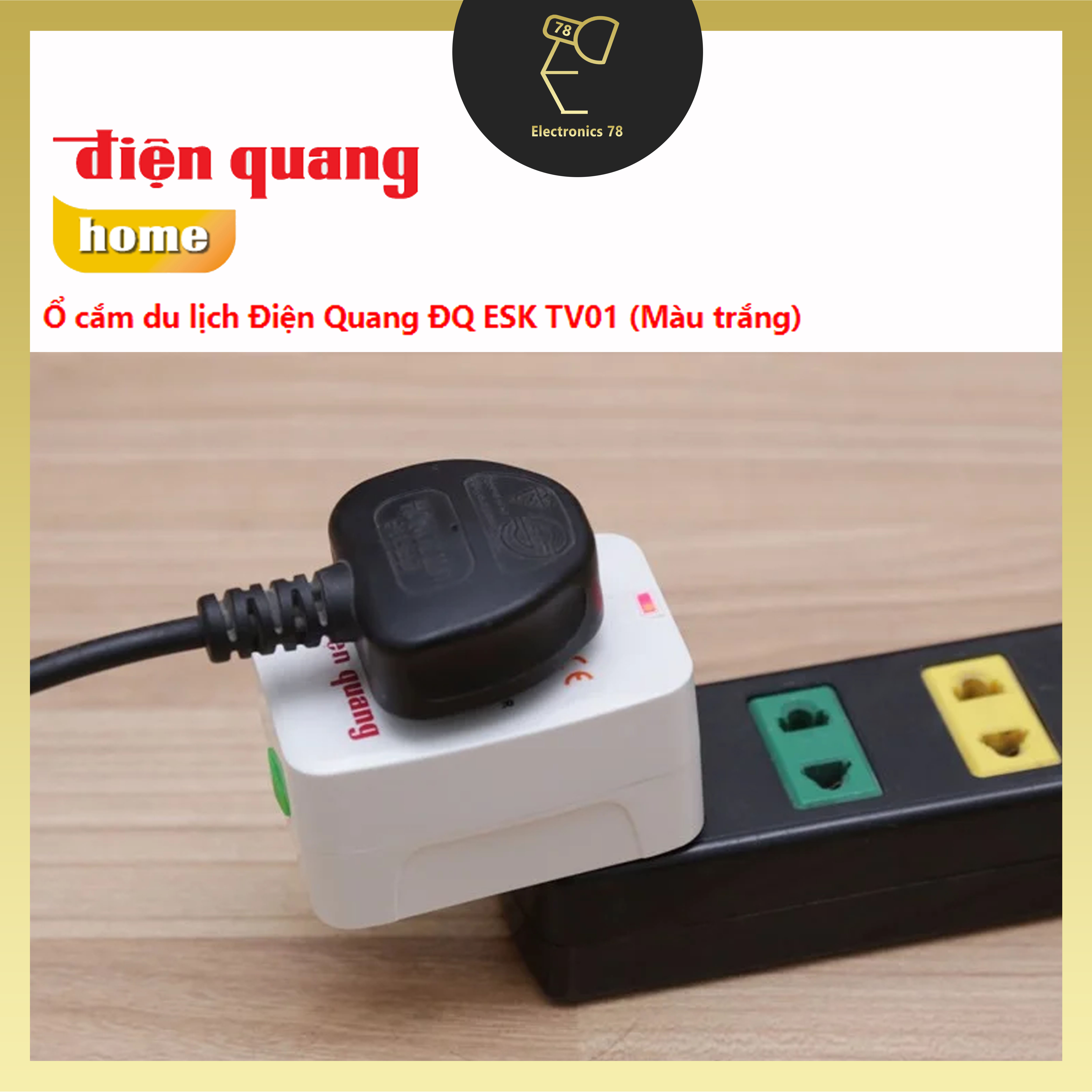 Ổ cắm du lịch đa năng Điện Quang