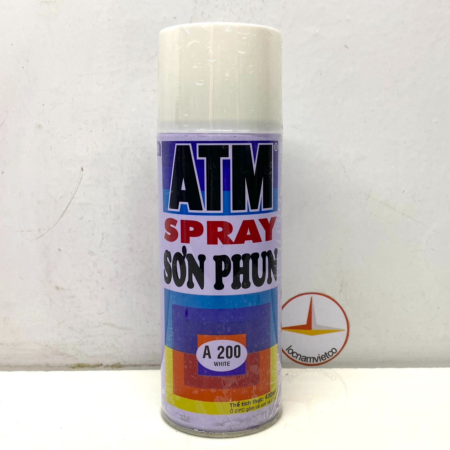 Sơn xịt ATM màu trắng A200