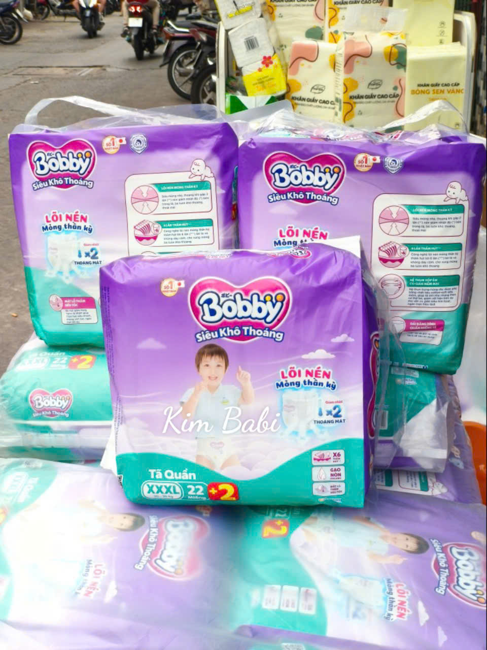 Tã Quần Bobby XXXL22+4miếng (20-35kg)
