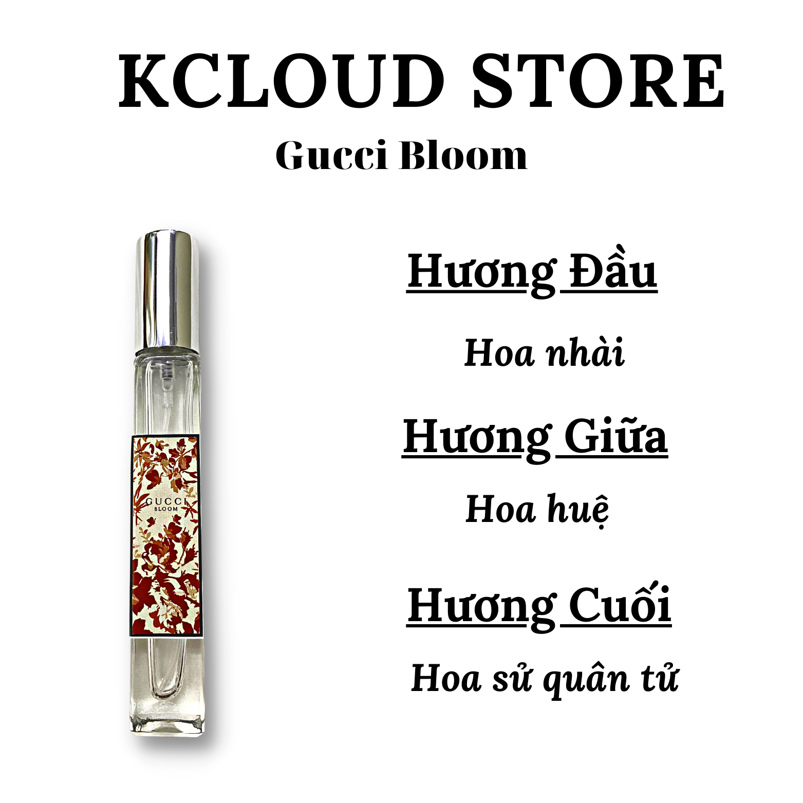 Nước Hoa Nữ Gucci Bloom chiết
