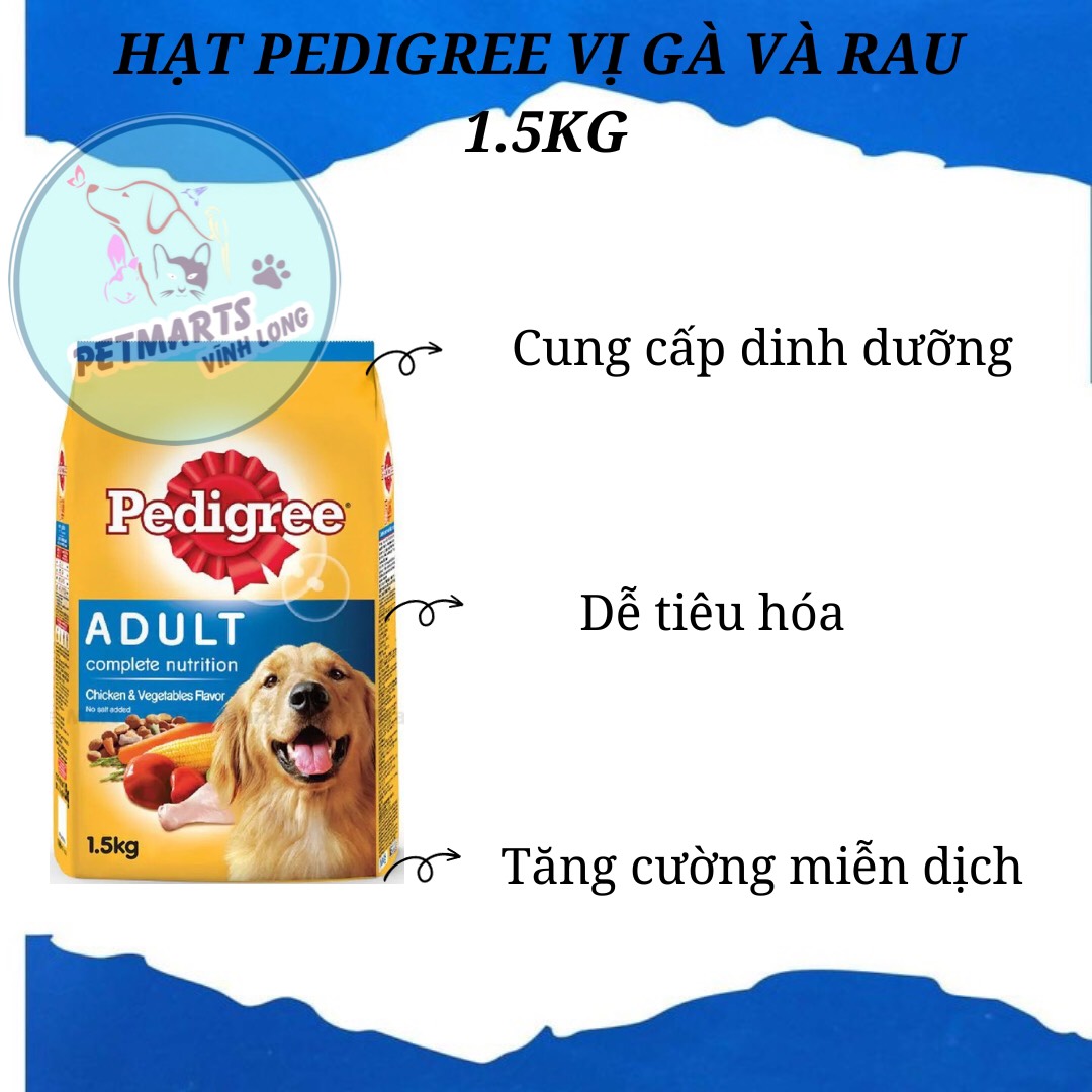 Thức ăn chó lớn PEDIGREE 1.5kg