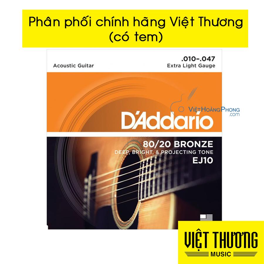 [HCM]Dây Đàn Guitar Acoustic DAddario EJ13 Loại Customer Light Thiết Kế bằng Công Nghệ Hiện Đại Khả Năng Chống Ăn Mòn Độ Bền Rất Cao