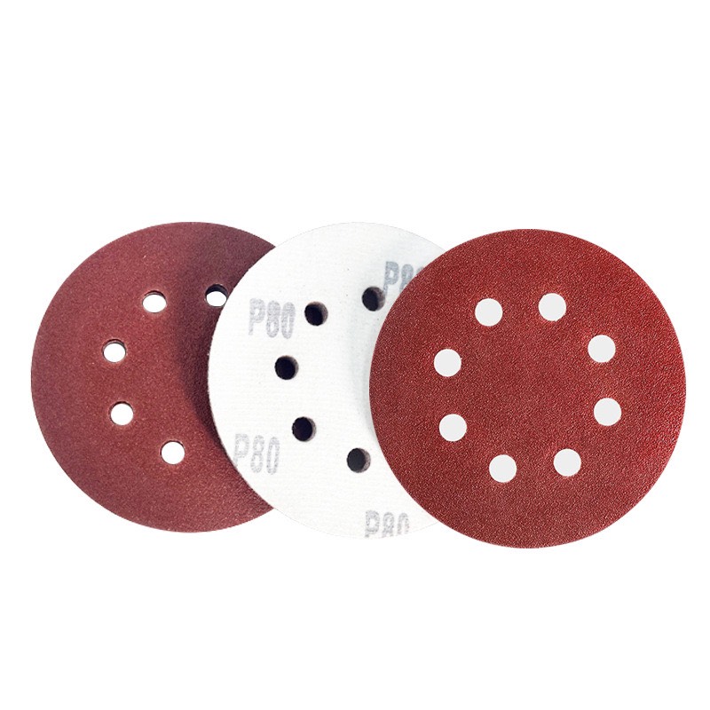 (Combo of 5) Round Sandpaper with 180mm Holes (Smoothness from 40 to 320)