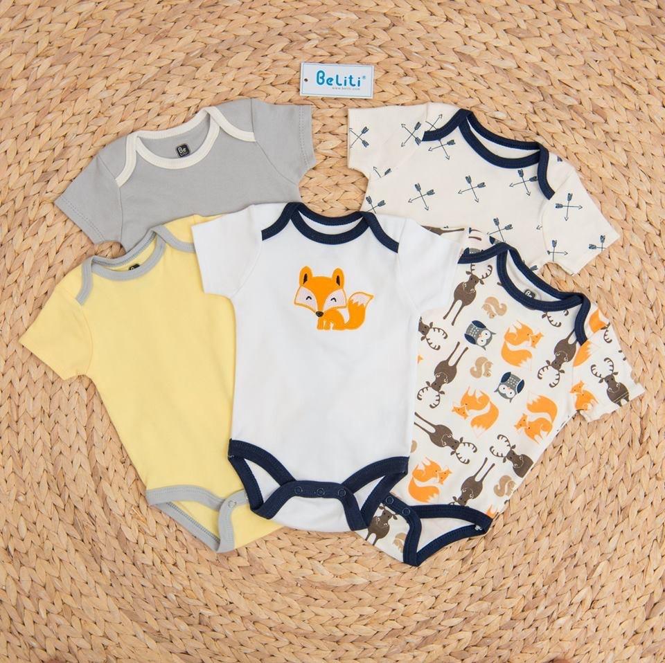 Sét 5 Body Cộc Tay Beliti hàng xuất Mỹ