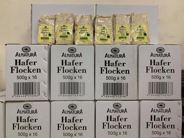 Yến mạch cán dẹt hữu cơ nhập Đức 500Gr