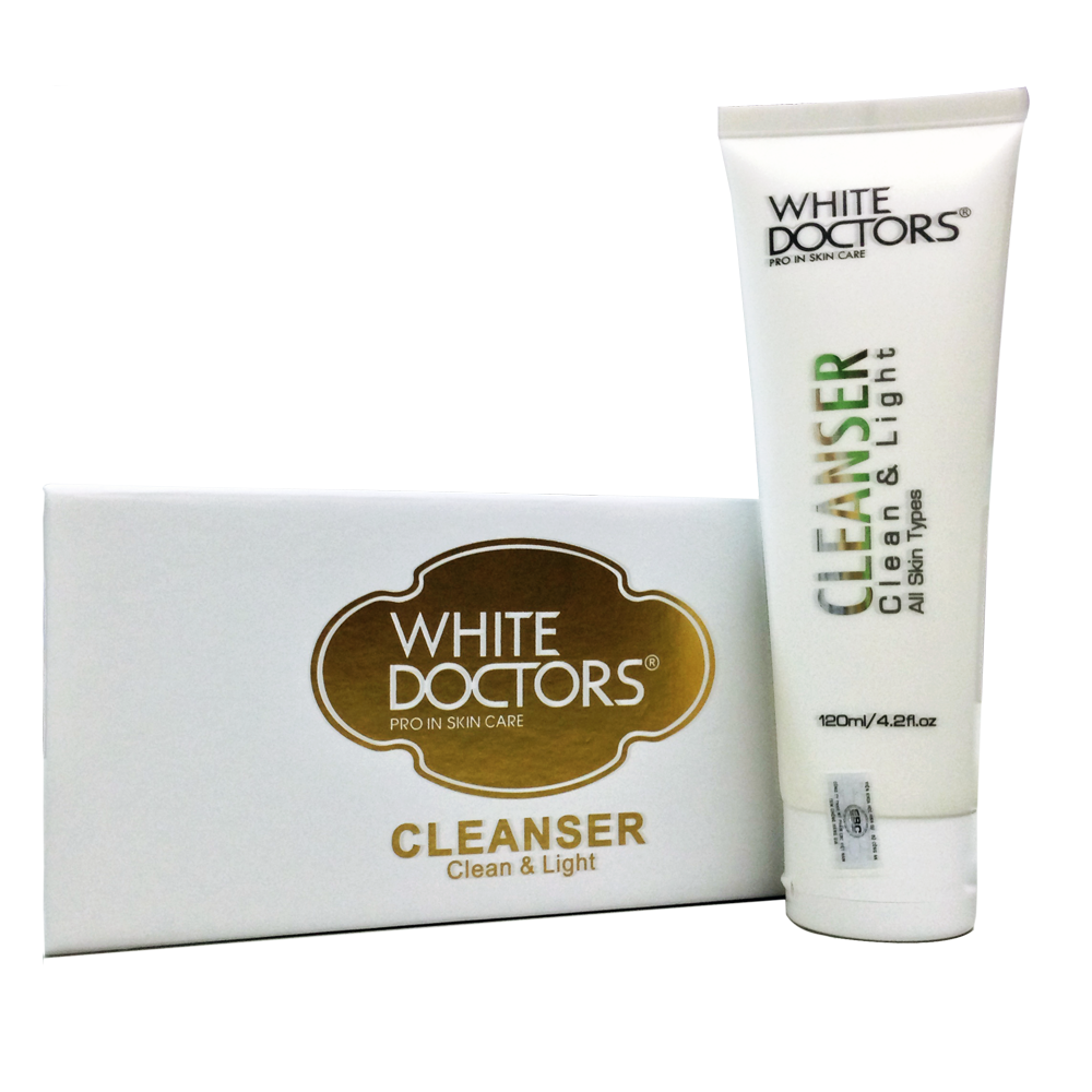 Sữa rửa mặt doctor cleanser WHITE DOCTORS 120ml