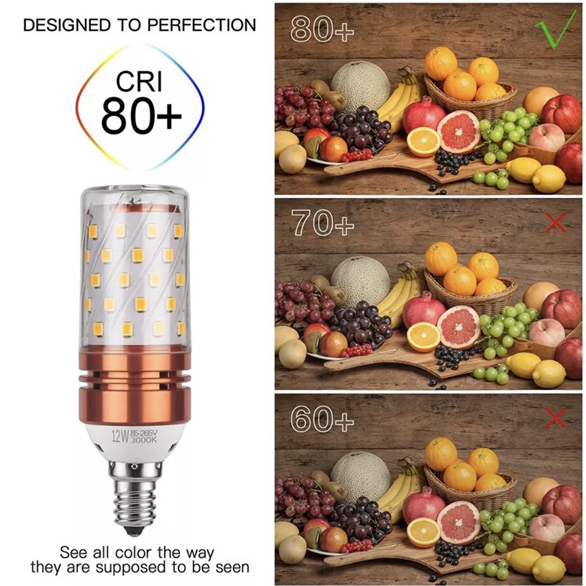 Vimite 12/16W  LED Corn Bulb E14/E27 3 Color Energy Saving Bulb Night Light Eye Protection Decoration lamp