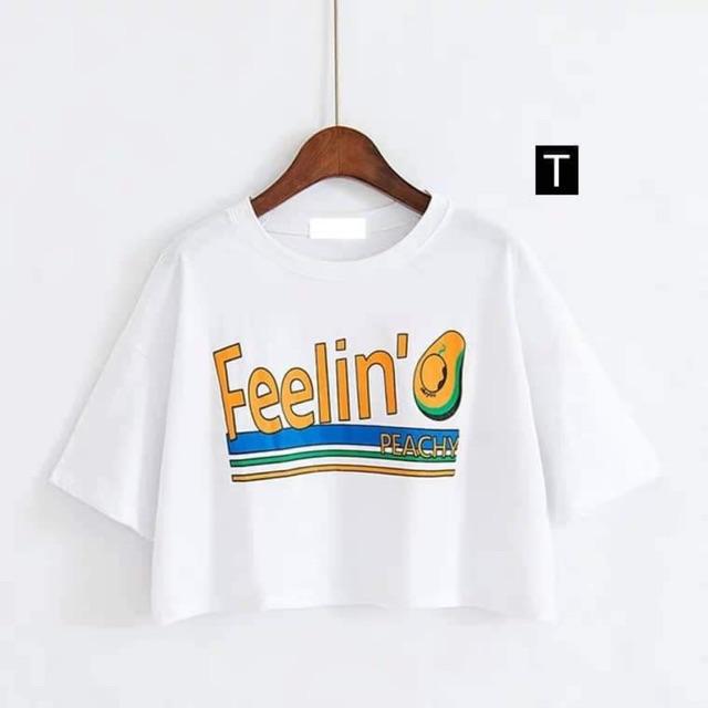 Áo croptop Feelin quả bơ DTR0719