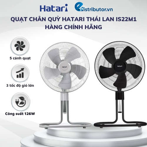 Quạt chân quỳ hatari thái lan is22m1 - hàng chính hãng