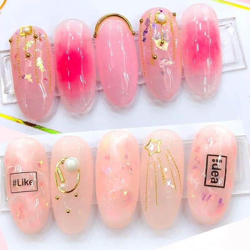 [HCM]Sơn gel AS - màu thạch hồng mã BL