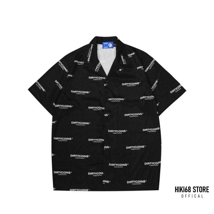 [FULL TAG] Áo Sơ Mi DIRTY COINS LOGO SS1 Chất Liệu Lụa Mềm CNK 100%