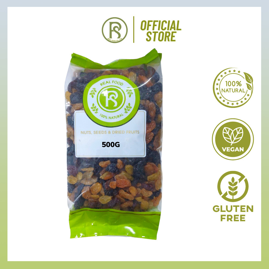 Nho Khô 3 Màu REAL FOOD - Nhiều lựa chọn (Size Jumbo)
