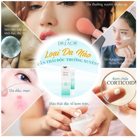 Mặt Nạ Thải Độc Dr Lacir - DETOX MASK (Hộp 20 Gram)