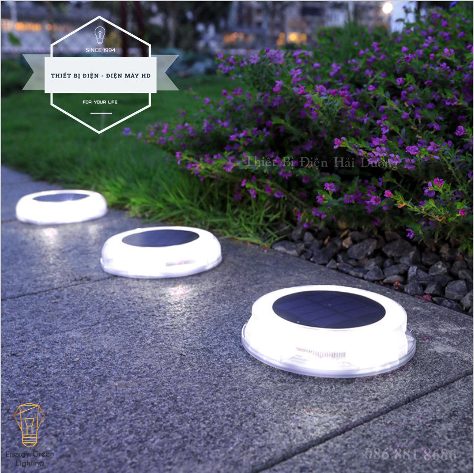 Đèn LED Cắm Cỏ Sân Vườn Tròn MT-11690 - Sử Dụng Năng Lượng Mặt Trời - Chống Nước IP67 - Energy Green Lighting - Bảo Hành 12 Tháng