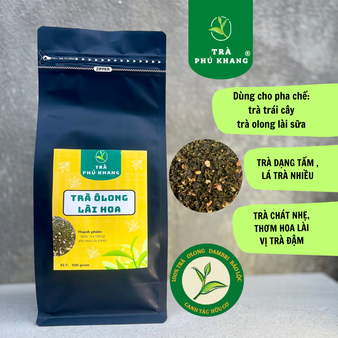 Trà Olong Lài Hoa. chuyên dùng cho quán.pha olong lài- trà trái cây. đậm vị