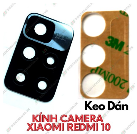 Faceted Glass camera Xiaomi Red Mi 10 available glue