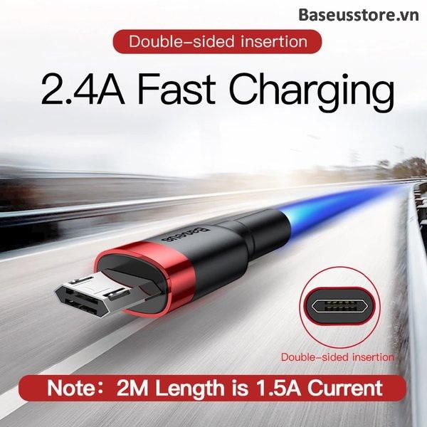 Cáp Baseus  Cafule Micro USB Cho Smartphone Android 2.4A