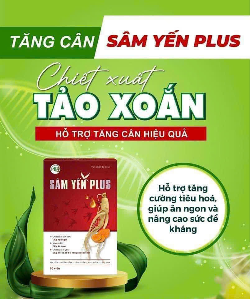 Sâm Yến Plus Tiến Hạnh Mẫu Mới Cải Tiến