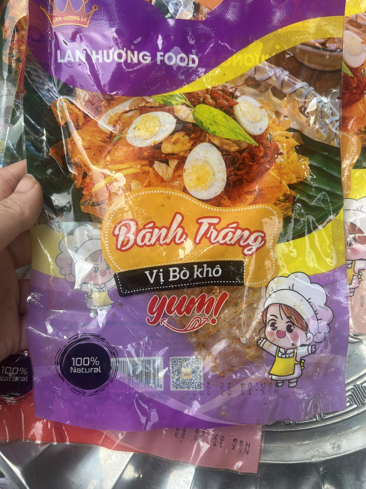 SET 5 GÓI BÁNH TRÁNG TRỘN ĐỦ VỊ THƠM NGON